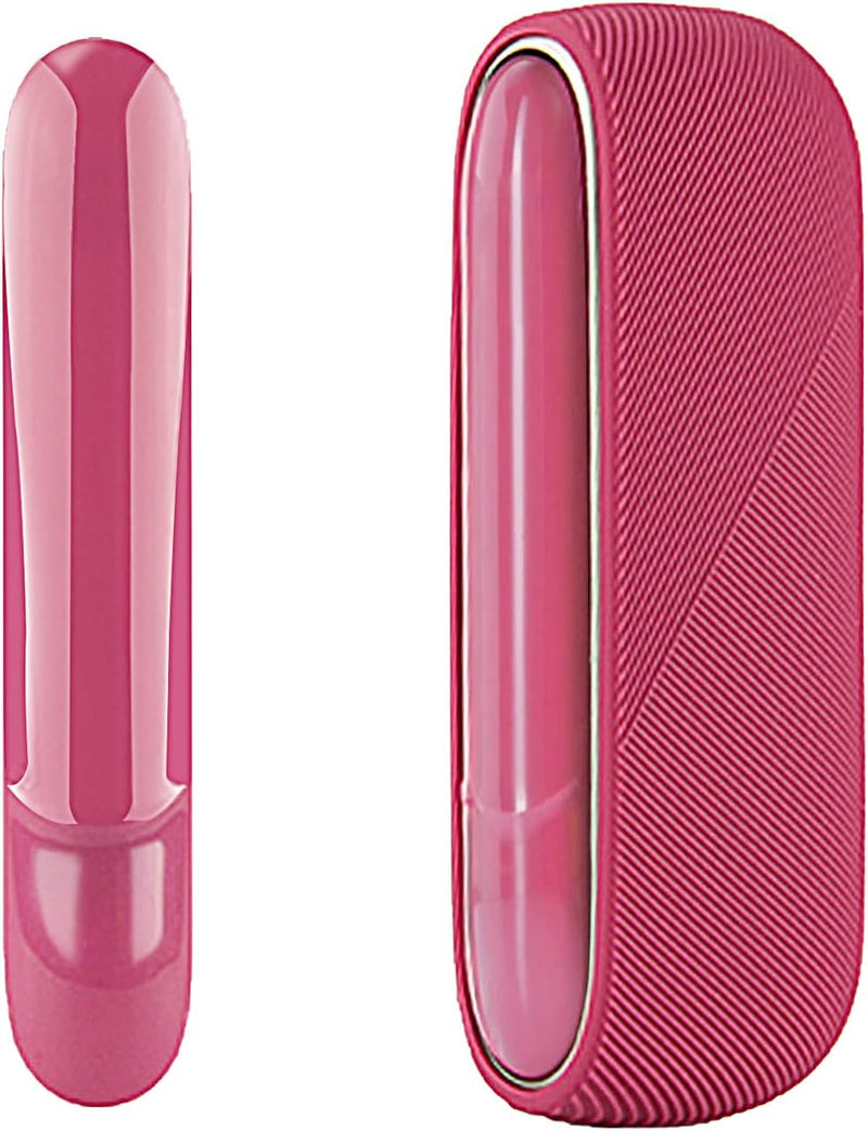Phantasy Protective Cover Set for IQOS 3/3 Duo Electronic Cigarette, 3 in 1 Magnetic Side Case for Pc Decoration Accessories for Replaceable Covers, Fuchsia