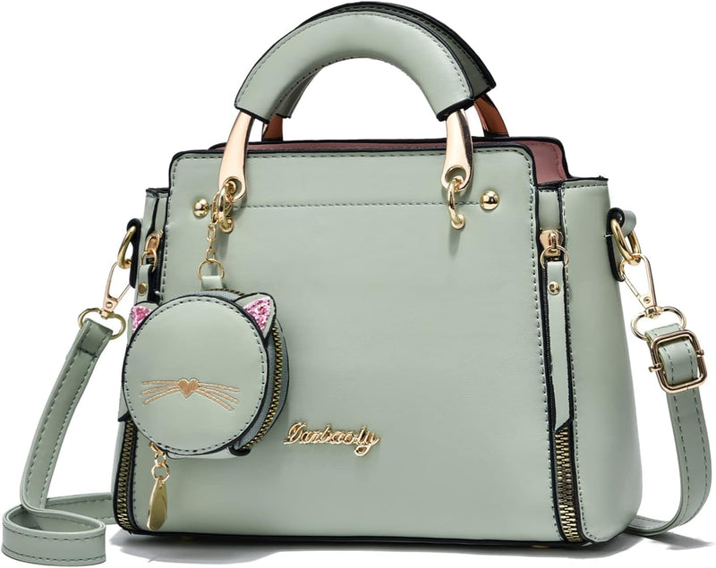 womens Xiaoyu001 Women Purse Satchel - Green