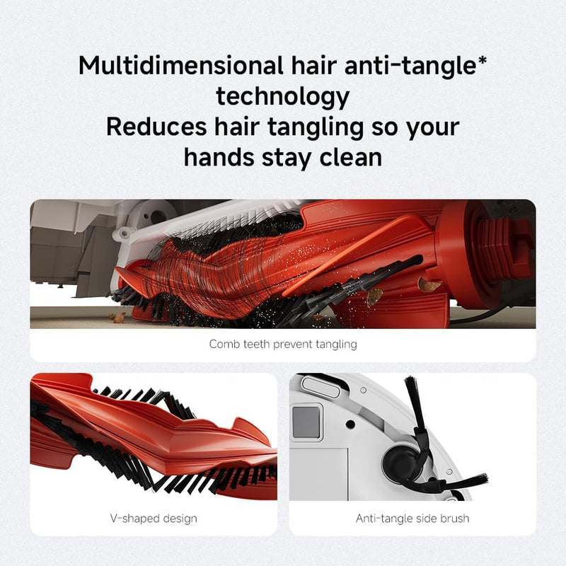 Xiaomi Robot Vacuum S40 Smart Laser Navigation Robot Mop, Powerful 10000 Pa Suction for Pet Hair, Carpets & Hard Floors