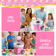 Cotton Candy MakerVintage Countertop Machine for Hard Candy & Flossing SugarEasy DIY Mini Cotton Candy Machine for Kids & Parties Pink
