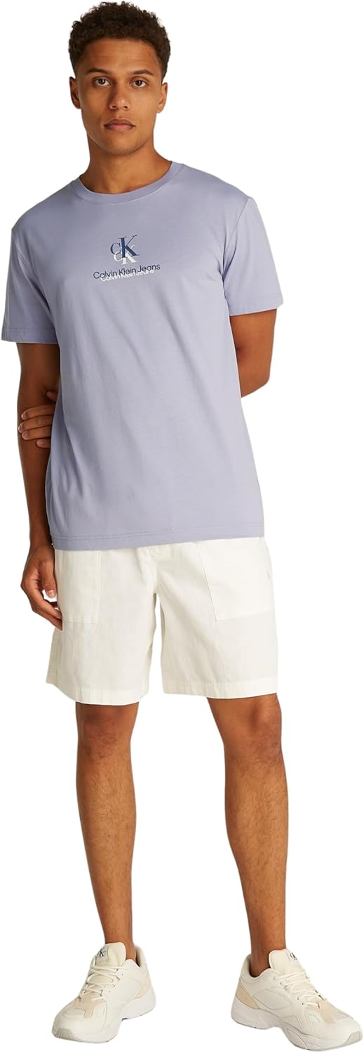 Calvin Klein Mens SHADOW LOGO TEE T-Shirts
