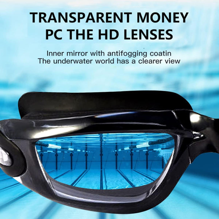 ECVV Professional Anti Fog Swim Goggle No Leaking UV Protection Wide View Swimming Goggles For Women Men Adult Youth Kids