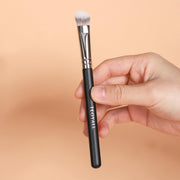 TEOYALL Flat Angled Brushes, Flawless Foundation Brush Under Eye Concealer Brush Bronzer Brush with Liquid Cream Powder