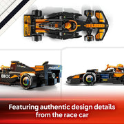 Speed Champions McLaren F1 Team MCL38 Race Car Toy with a Collectible Formula 1 Driver Minifigure - Model Kits for 10+ Year Old Boys & Girls or Adult Motorsport Fans 77251