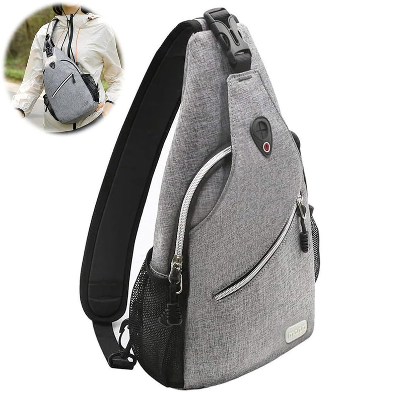 Azonee Sling Backpack, Multipurpose Crossbody Shoulder Bag for Travel, Hiking, and Daypack, Unisex for Outdoor Sports, Office, and Business