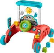 Fisher-Price 2-Sided Steady Speed Walker, Car-Themed Baby Learning Toy - 2 Sided Walker