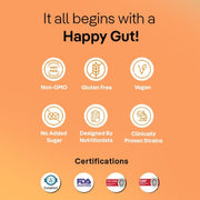 Gut Balance SuperGut Stick for Gut Health, Strong Digestion & Immunity Probiotics + Inulin + Vitamin C For Men & Women 3Bn CFU of Clinically Proven Strains 30 Days Pack