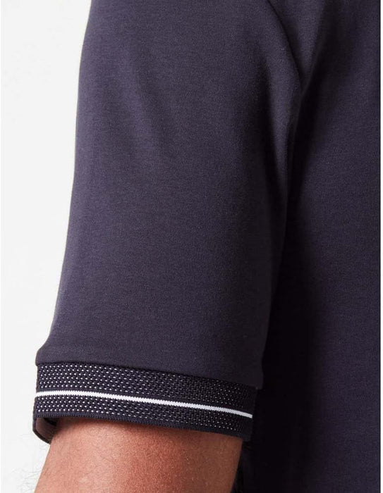 BOSS Men's Paule 1 Slim-Fit Interlock Cotton Polo Shirt with Mesh Logo
