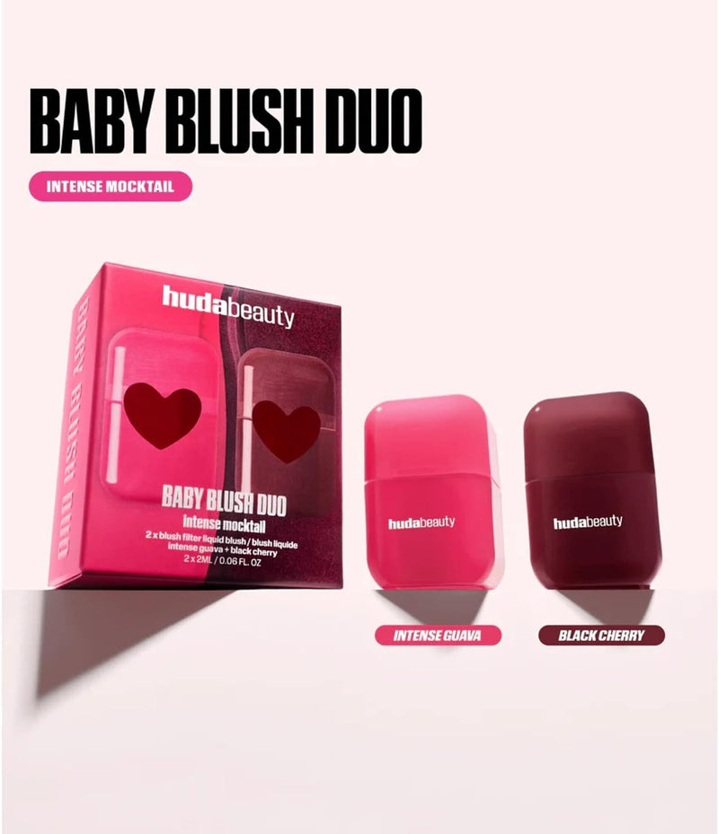 Huda Beauty Baby Blush Intense Mocktail Duo Kit - 2x2ml