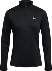 Women's Tech Twist Quarter Zip - (001) Black / / White