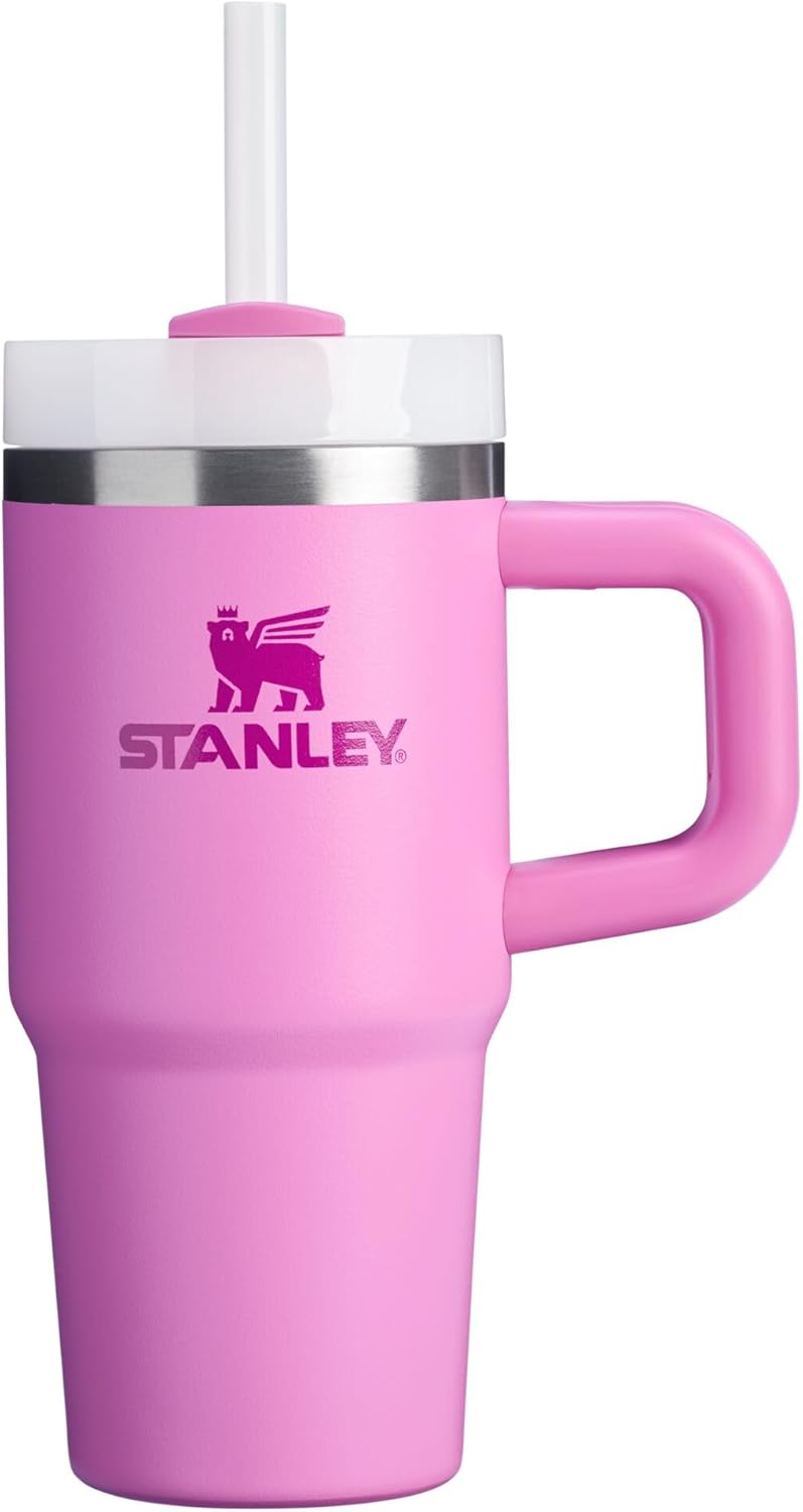 Stanley Quencher H2.0 Tumbler with Handle & Straw 30 oz | Twist On 3-Way Lid | Cupholder Compatible for Travel | Insulated Stainless Steel Cup | BPA-Free | Cherry Blossom