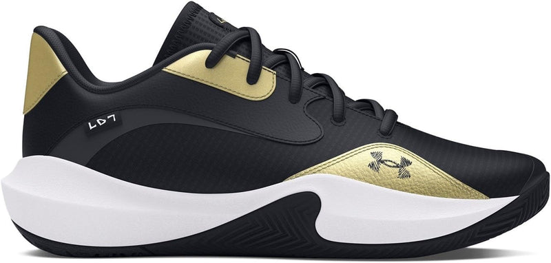 Lockdown 7 Low Top Sneakers unisex adult Shoes - Black / Metallic Gold / Black