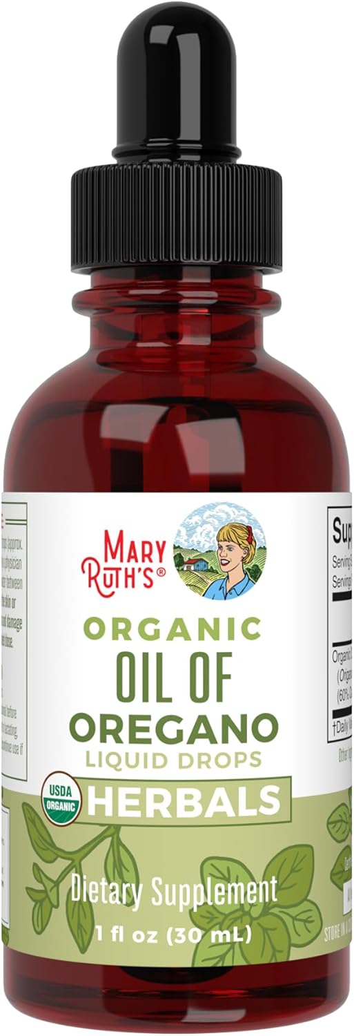 Oregano Oil Drops 6 Month Supply USDA Oil of Oregano Liquid Herbal Blend for Immune Support Digestive Health Overall Health Vegan Sugar Free Non-GMO 1 Fl Oz