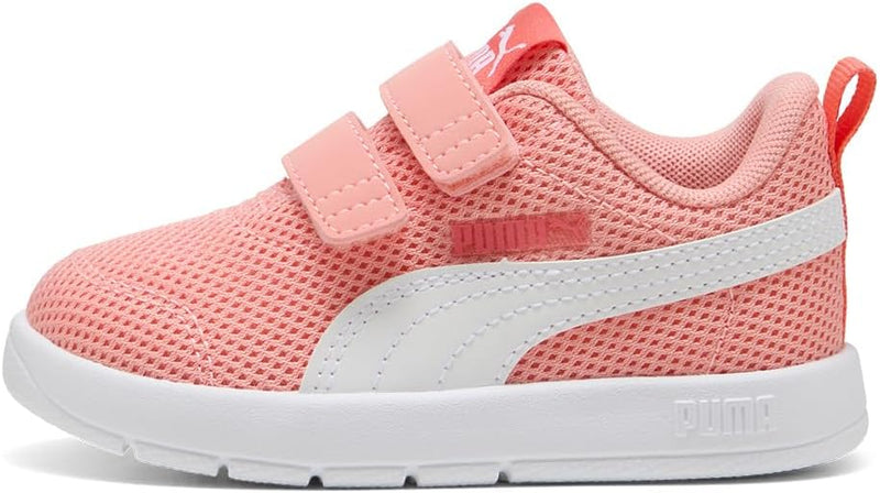 Courtflex V3 Mesh Inf boys Sportstyle Kids - Pink Fruit-PUMA White-Peach Frost
