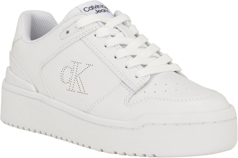 Calvin Klein Women's ASHIER Sneaker White 140 10, 40 EU