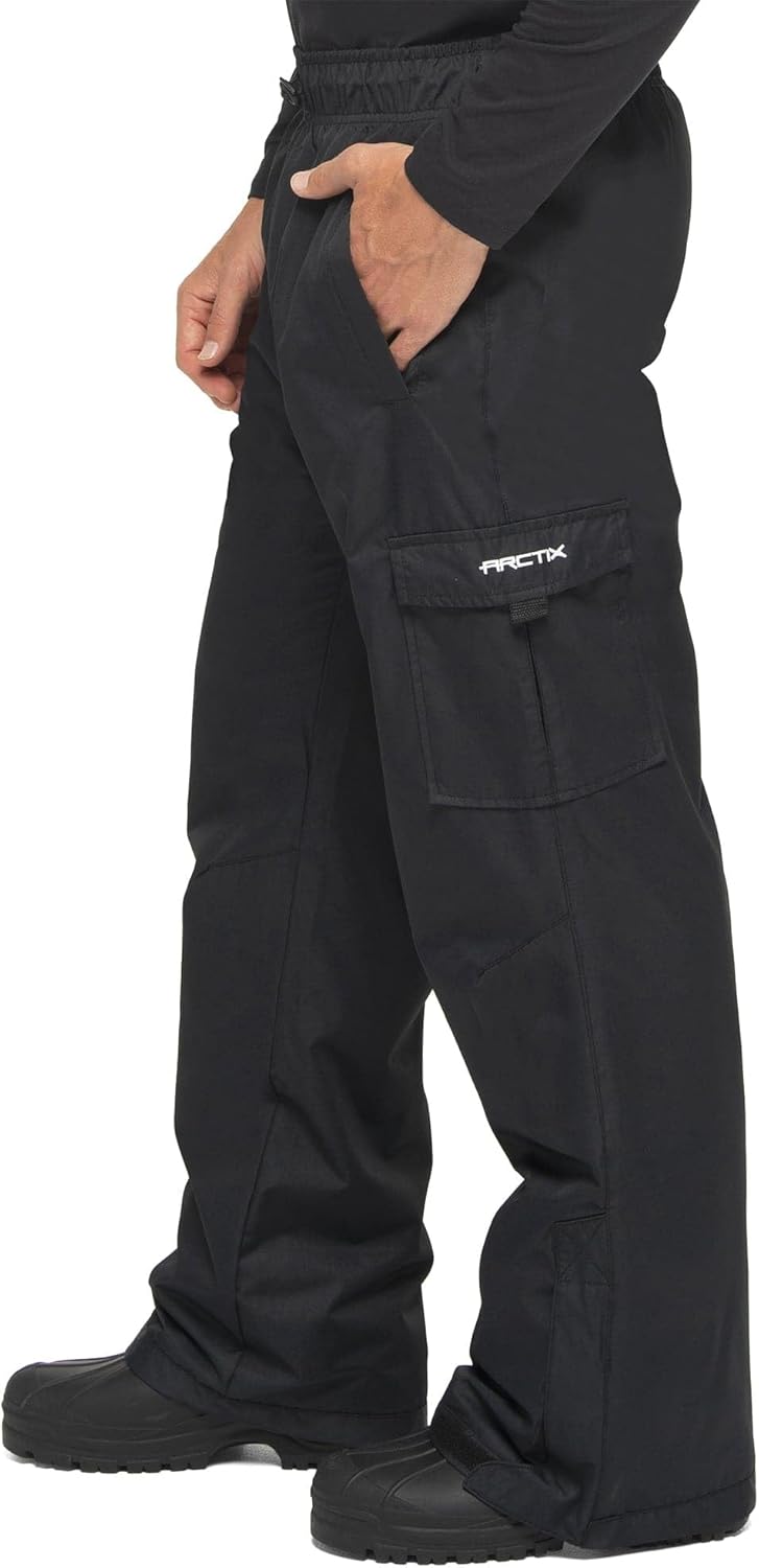 ARCTIX mens Arctix Men's Sentinel Pull Over Fleece Lined Cargo Snow Pant skiing-pants
