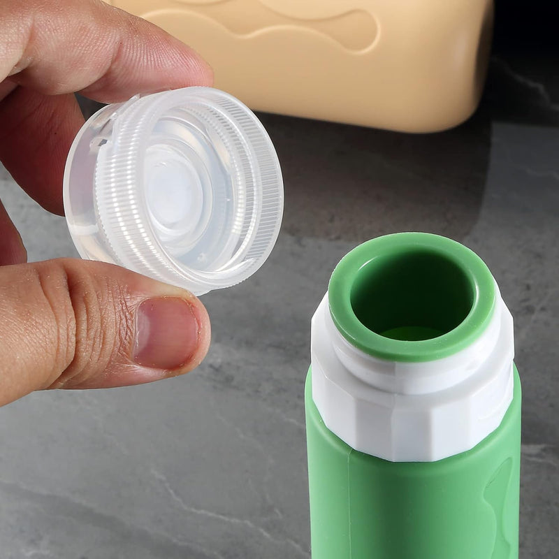 Gemice Bottles for Toiletries Tsa Approved Travel Size Containers BPA Free Leak Proof Refillable Liquid Travel Accessories for Cometic Shampoo and Lotion Soap