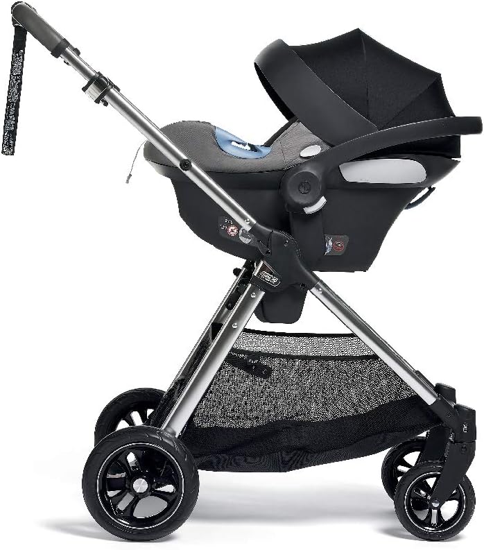 Mamas & Papas Flip XT3 Pushchair, Buggy, Pram, One handed Fold, Large Hood, 11.3 kg - Skyline Grey