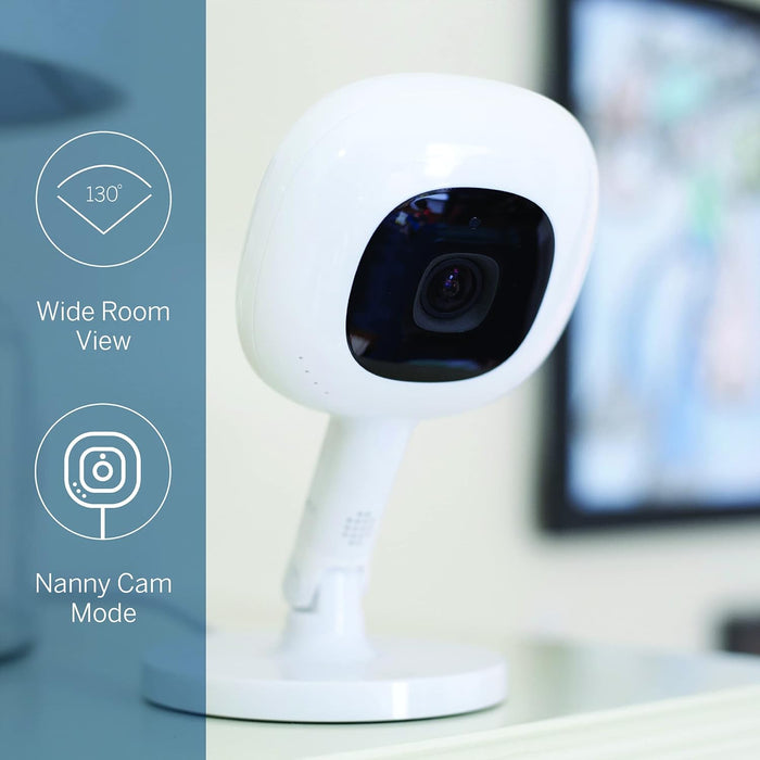 Nanit Pro Smart Baby Monitor & Wall Mount – Wi-Fi HD Video Camera, Sleep Coach and Breathing Motion Tracker, 2-Way Audio, Sound and Motion Alerts, Nightlight and Night Vision, Includes Breathing Band