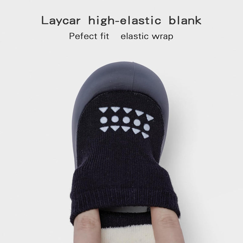 Bearbay Baby Sock Shoes Baby Walking Shoes Infant Non-Slip Breathable Slippers with Soft Rubber Sole Baby Boys Girls Sneakers