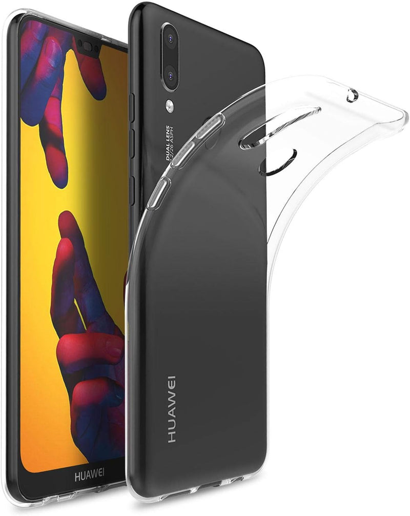 Huawei Nova 3E Case, Smooth Silicone Back Case Cover for / P20 Lite, Clear