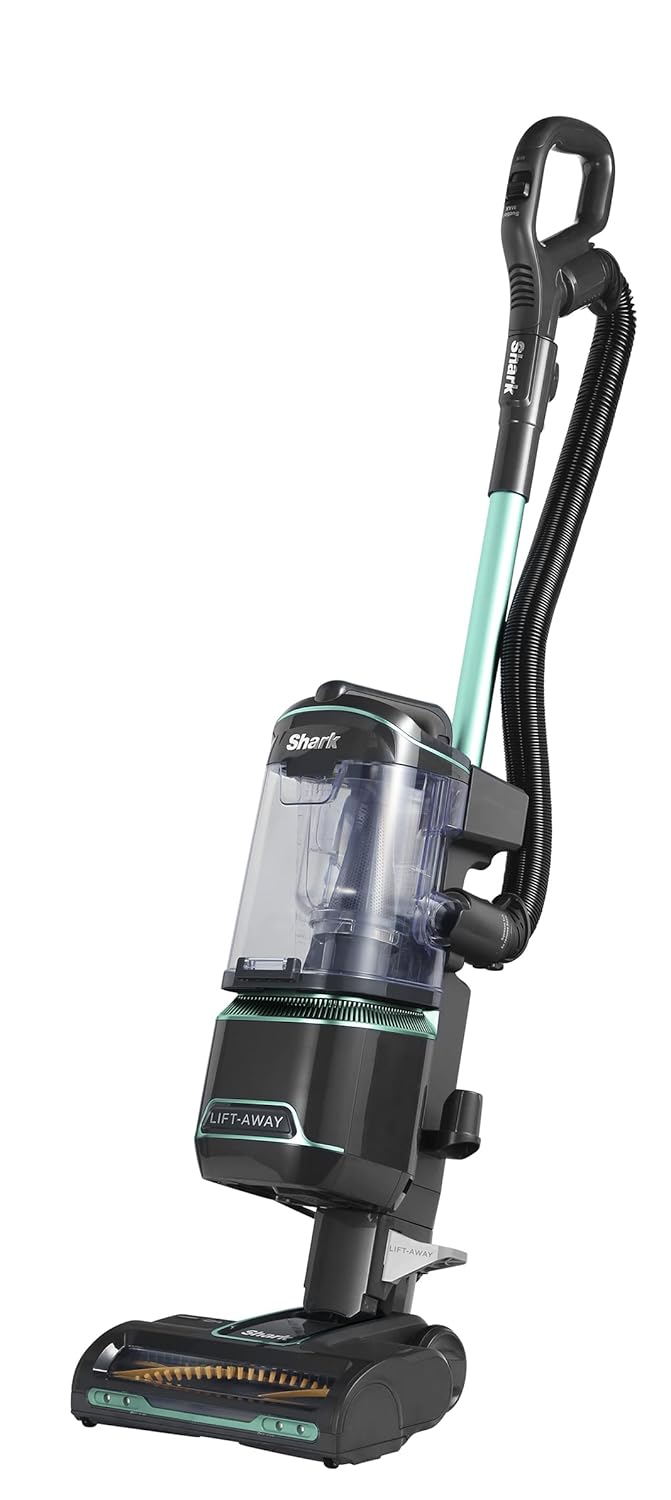 Shark Anti Hair Wrap Upright Vacuum Cleaner [NZ690UK] Powered Lift-Away, Anti-Allergen, Turquoise