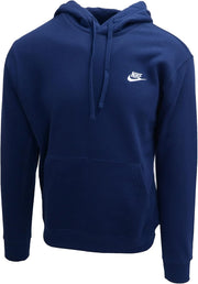 Men's Sportswear Club Fleece Hooded Sweatshirt - S MIDNIGHT NAVY/MIDNIGHT NAVY/WHITE
