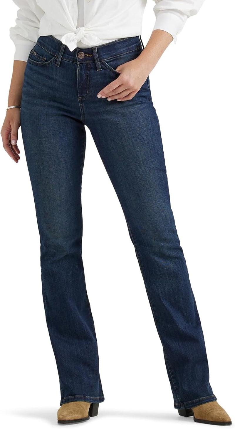 womens Flex Motion Regular Fit Bootcut Jean Jeans - Blue