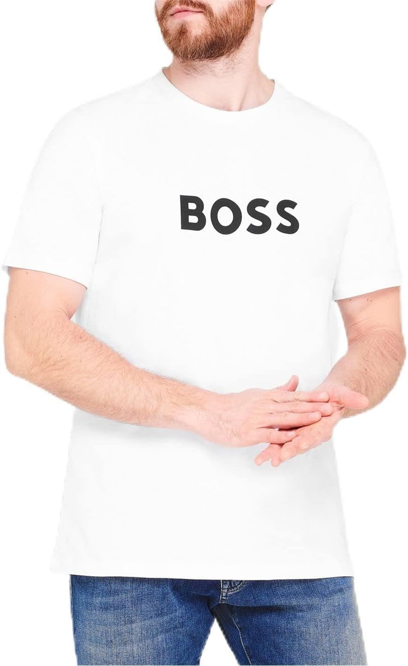 mens Tiburt Short Sleeve Crewneck T-Shirt T-Shirt - White