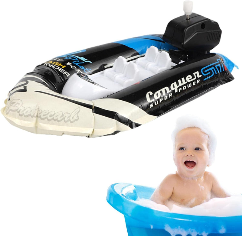 Speedboat Water Toy for Kids,Inflatable Kids Float Ship - Tub Gift for Baby Infant Toddler Child Kid, Bathtub Ship Toy for Bathroom Shower Game Swimming Pool Party