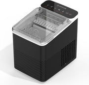 Bullet Ice Maker,Rapid 7-Minute Ice Production, Bullet-Shaped Ice, Self-Cleaning, Compact & Portable,150W,NC-ICY510K,2 Year Limited Warranty - Black