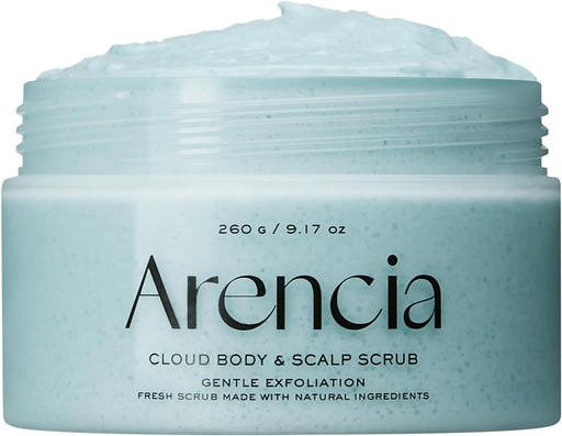 Fresh Cloud Sea Salt Body & Scalp Scrub (Mint)- Gentle Exfoliation for Softer, Refreshed Skin and Scalp, Korean Skin Care - Mint