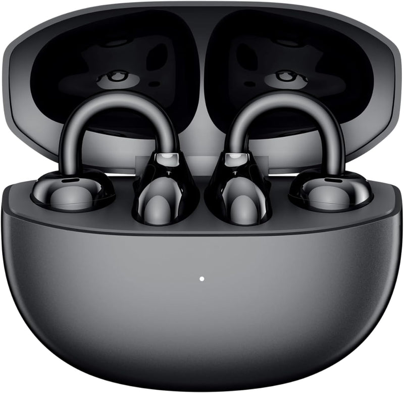 HONOR Choice Earbuds CLIP (2025 Model) Wireless Earphones, Open-Ear Bluetooth Earbuds, Feather-Like Wearing, 36 Hour Long Battery Life, Black - Black