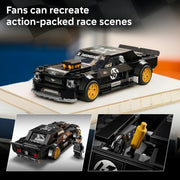 Speed Champions Ken Block's '65 Ford Mustang Hoonicorn V1 Muscle Car Toy - Model Kit w/Collectible Minifigure - Kids' Room Decor - STEM Gift for 9+ Year Old Boys & Fans - 77262