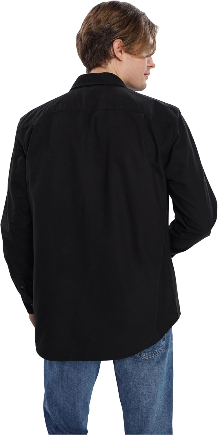 American Eagle Mens AE Everyday Oxford Button-Up Shirt Classic