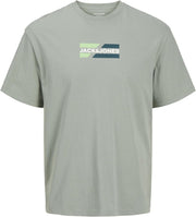 Men Jjecorp Graphic Tee Ss O-neck Noos T-Shirt - Iceberg Green