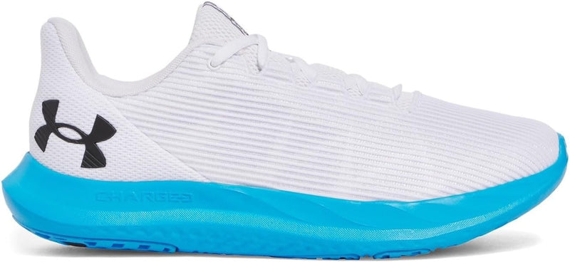 Ua Charged Speed Swift mens Sneaker - White / Electric Blue / Black