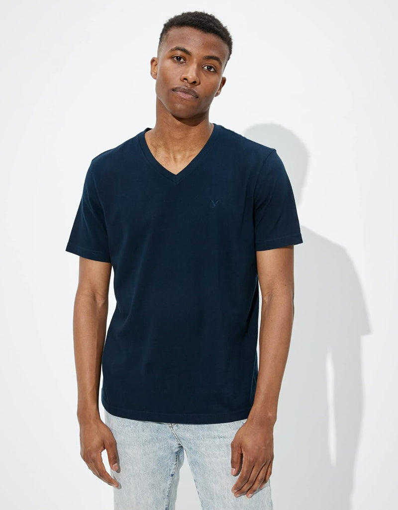 American Eagle Mens Super Soft Basic Icon V-Neck T-Shirt T-Shirt (pack of 1)