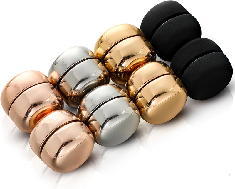 Luinabio 8 Pairs Hijab Magnetic Pins,Strongest Commercial Strength Buttons for Women Multi-Use Colorful Scarf Small Magnetic Hijab (Light Style), magnets, magnets