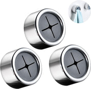 McMola Adhesive Hooks, Self Adhesive Hooks,Waterproof Self Adhesive Hook Heavy Duty Wall Hooks for Home Kitchen Bathroom Hanging Coat Cloth Towel Key Decorations(12 Pack) - 3Pcs Towel Hooks