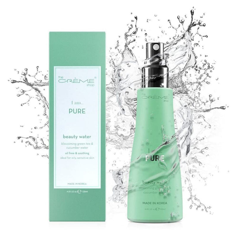 The Crème Shop Beauty Water Face Mist Spray. Oil-Free Moisturizer. MakEUp Setting & Primer. For Normal Oily Dry Sensitive Skin. 120Ml