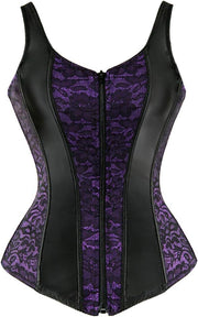 womens Hourglass Costume Corset (pack of 1) - Purple-2928