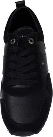Tommy Hilfiger Iconic Leather Suede Mix Runner mens Low-Top Sneakers
