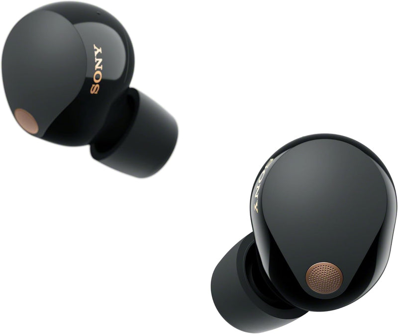 Sony WF-1000XM5 The Best Truly Wireless Noise Cancelling Earbuds, Hi-Res Audio, 24 hours battery life, Multipoint Connection, IPX4 Water Resistance, Black, UAE Version - 1-Year warranty - black