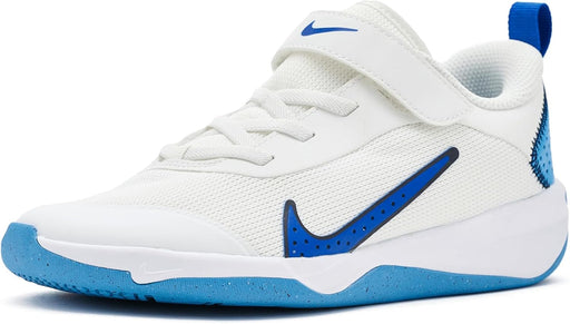 Omni Multi-Court Ps unisex-child Shoes - Summit White/Game Royal-Midnight Navy-Un