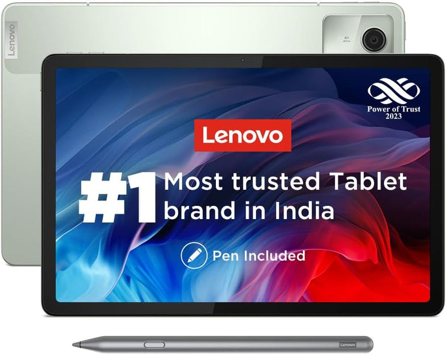 Lenovo Tab M11 with Pen| Wi-Fi Connectivity| 8 GB RAM, 128 GB ROM|11 Inch Screen| 90 Hz, 72% NTSC, FHD Display| Quad Speakers with Dolby Atmos|Octa-Core Processor |13 MP Rear Camera, Green