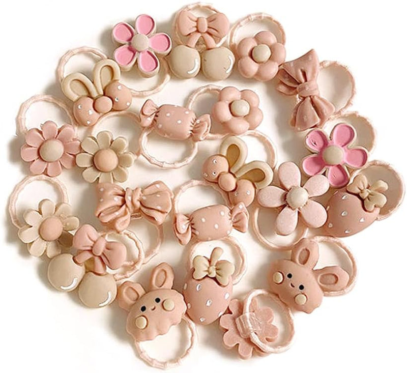Shining Diva Fashion 20 pcs Combo Elastic Hair Bands Ties Accessories for Kids Baby Girls Women - Style2