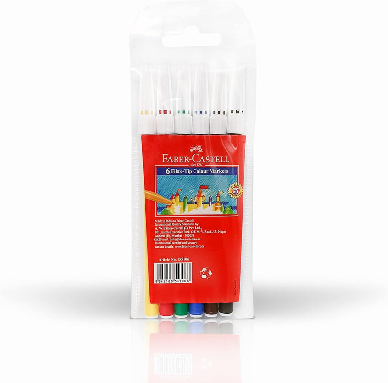 Faber-Castell Whiteboard Market - Pack of 6 (Assorted)