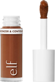 e.l.f. Camo Liquid Bronzer & Contour, Silky Highly Pigmented Formula, Creates a Long-Lasting Bronzed Glow & Natural Look, Vegan & Cruelty-Free, 4 Light/Medium - 8 Deep 29.57 ml (Pack of 1)