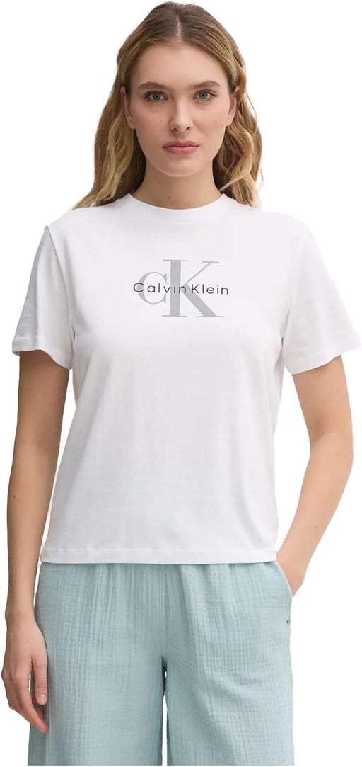 Womens HERO SS CLASSIC MONOLOGO CN TEE T-Shirts (pack of 1) - Brilliant White